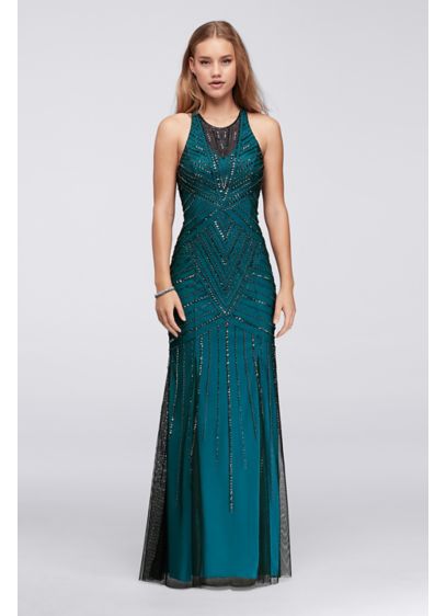 Long Mermaid / Trumpet Halter Formal Dresses Dress - Sean Collections
