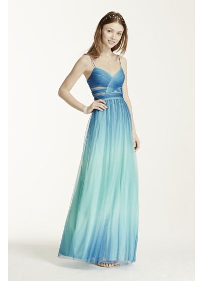 Long Ballgown Spaghetti Strap Formal Dresses Dress - Hailey by Adrianna Papell