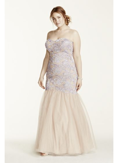 Long Mermaid / Trumpet Strapless Formal Dresses Dress - Hailey by Adrianna Papell