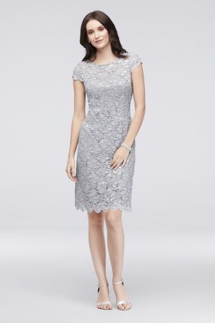 alex cap sleeve lace dress