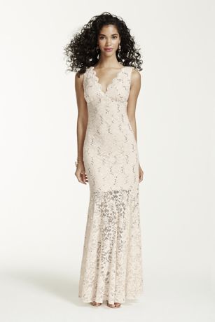 david's bridal nightway dress