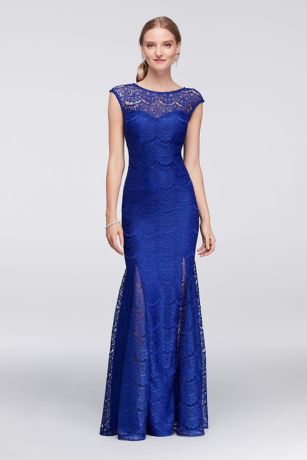 david's bridal royal blue dresses