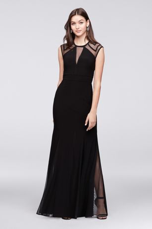 david's bridal black gowns