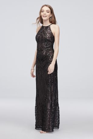 nightway sequin dress