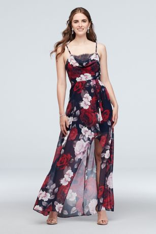 floral strap dress