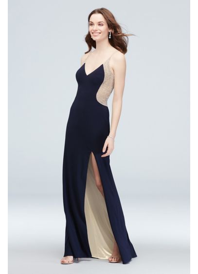 Long Sheath Spaghetti Strap Formal Dresses Dress - Xscape