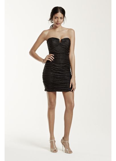 Short Sheath Strapless Cocktail and Party Dress - Hailey by Adrianna Papell