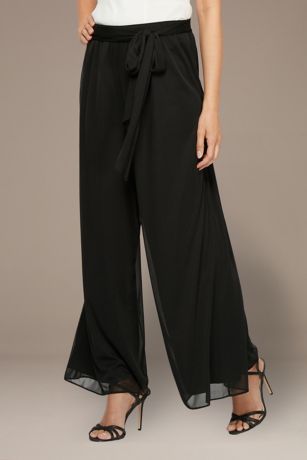 Picture of Pull-On Tie Waist Wide Leg Pants