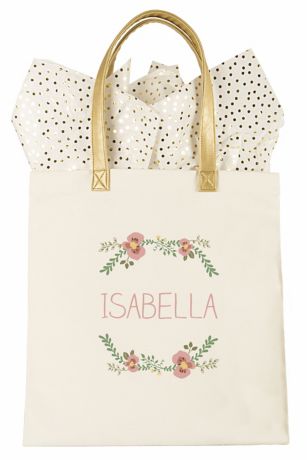 floral canvas bag