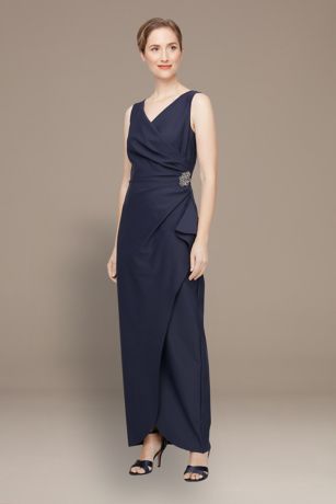 Picture of Sleeveless Scuba V-Neck Sheath Dress