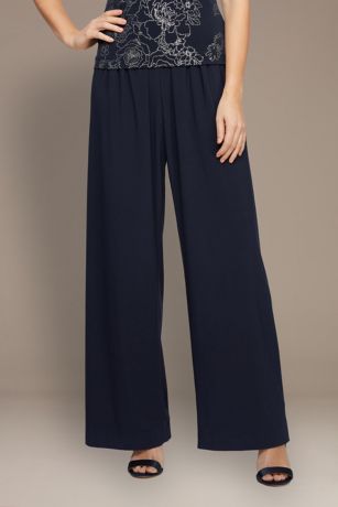 Picture of Stretch Matte Jersey Wide Leg Petite Pants