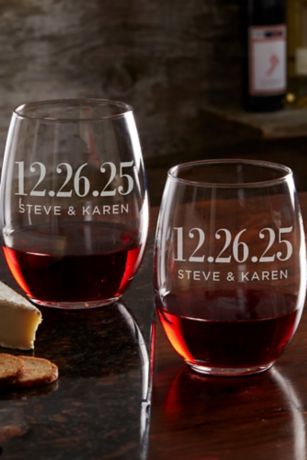 Picture of Personalized Stemless Wine Glass