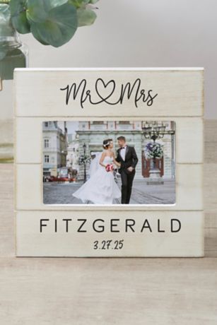 Picture of Love Personalized Wedding Shiplap Picture Frame