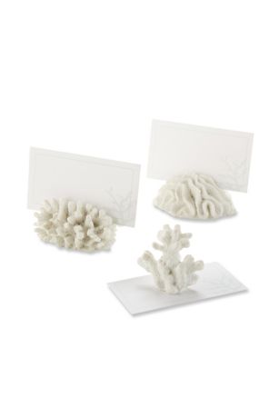 Picture of Coral Place Card/Photo Holder Set of 6