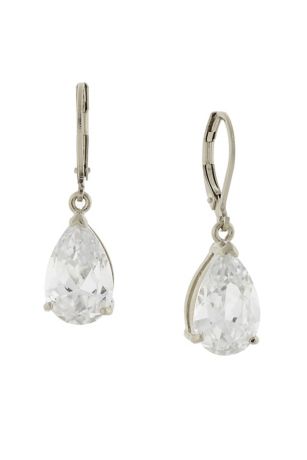 Swarovski Crystal Teardrop Vine Earrings | David's Bridal