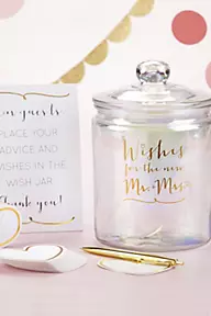 Wishes for the New Mr and Mrs Jar with Heart Cards
