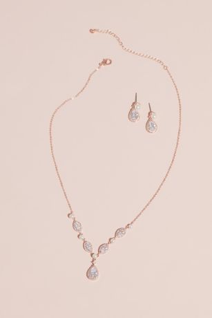 pearl necklace with matching earrings