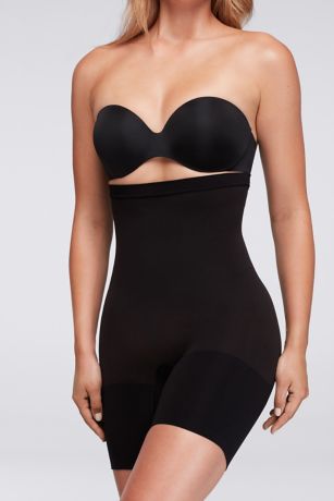 strapless dress spanx