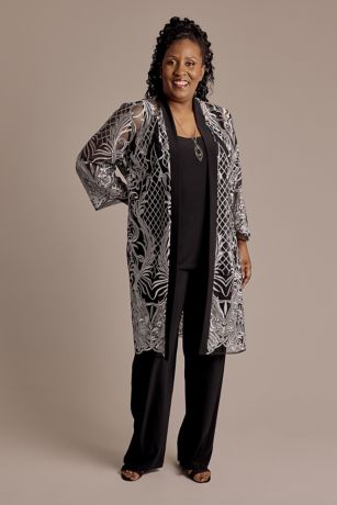 Picture of Embroidered Sequin Pantsuit