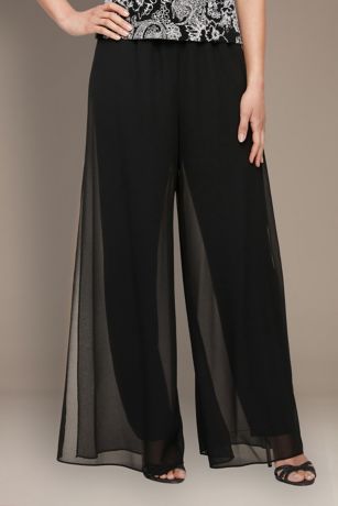 Picture of Pull-On Georgette Wide Leg Pants
