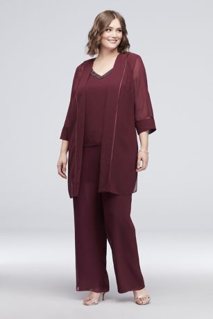 david's bridal mother of the bride plus size pant suits