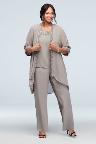 davids bridal plus size pant suits
