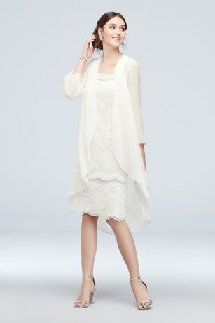 white chiffon jacket