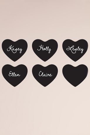 Picture of Adhesive Chalk Heart Stickers