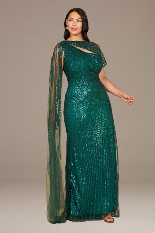 Picture of Lara Asymmetrical Off-the-Shoulder Mermaid Dress