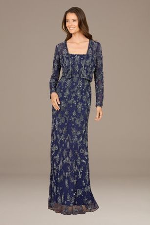 Picture of Lara Beaded Sheath Dress with Jacket