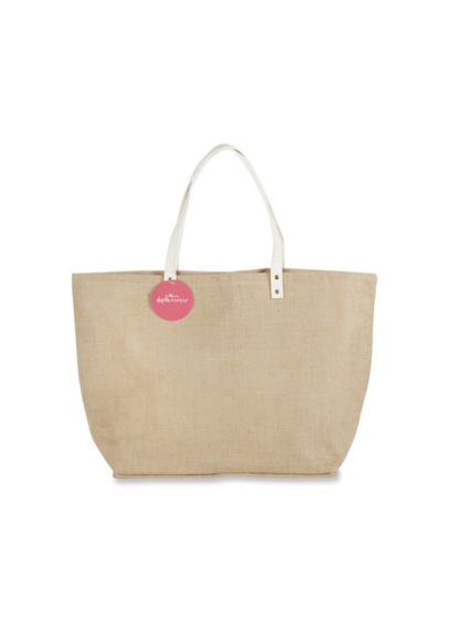 Natural Jute Tote Bag David S Bridal