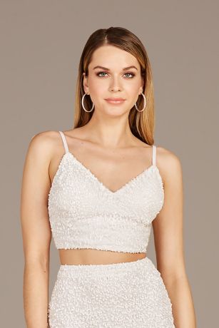 Picture of Lara Harper Separates Beaded Crop Top