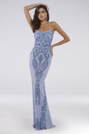 periwinkle lace dress