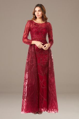 Picture of Lara Embroidered Ball Gown with Overskirt