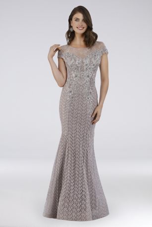 cap sleeve formal gown