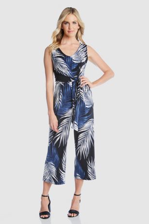 karen kane tie front jumpsuit