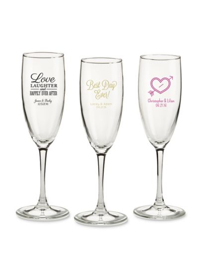 Personalized Wedding Theme Champagne Flutes David S Bridal