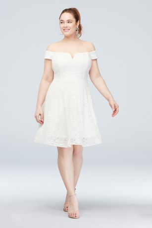 lace skater dress with sleeves