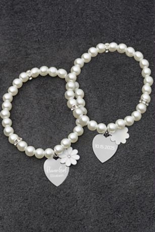 Picture of Flower Girl Personalized Bracelet