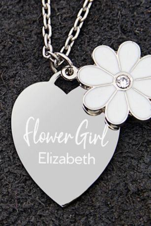 Picture of Flower Girl Personalized Necklace