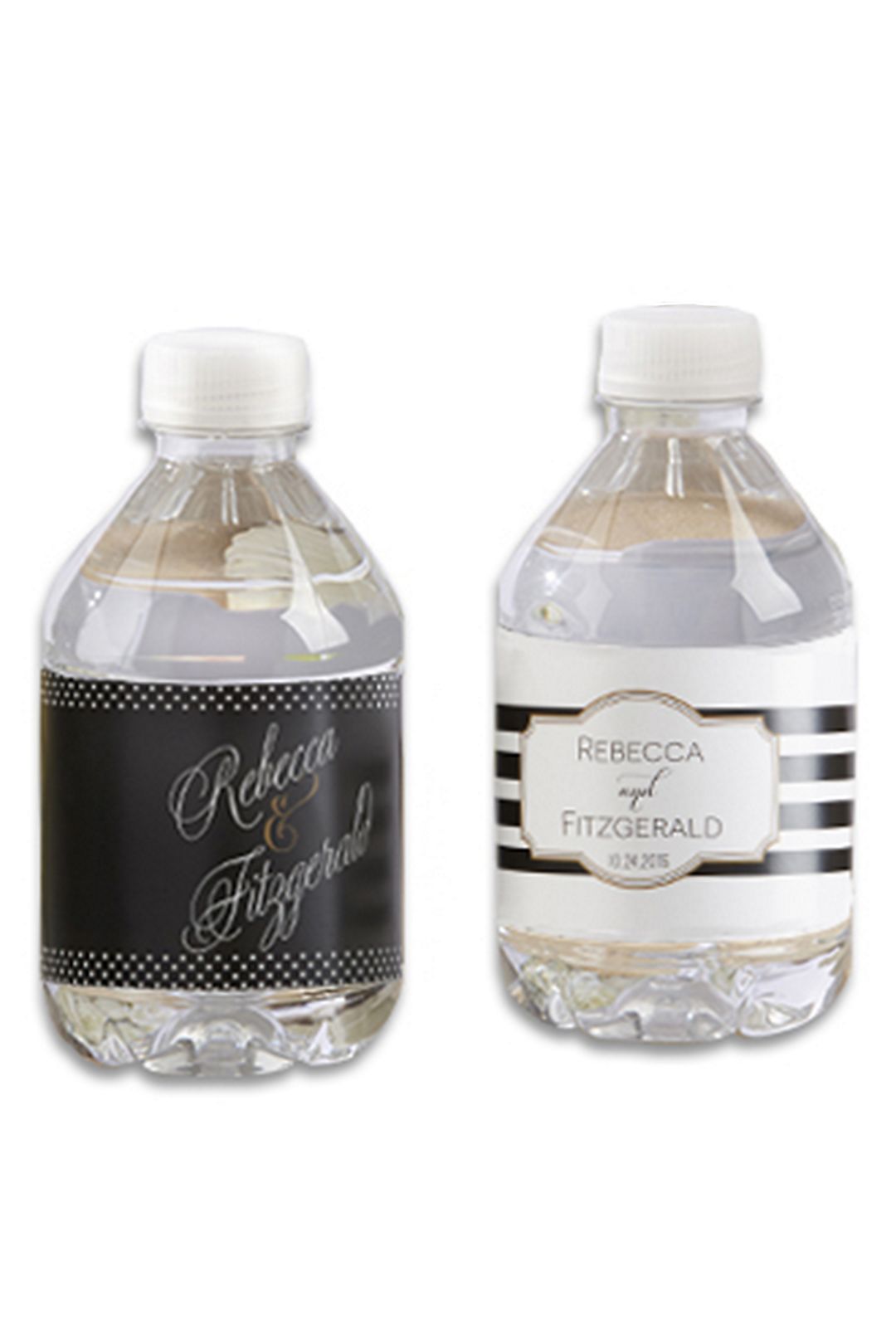 Personalized Classic Design Water Bottle Labels Image 2