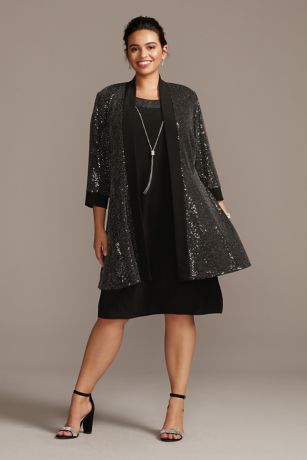 black suit jacket plus size