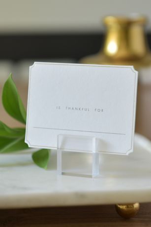 clear place card holders