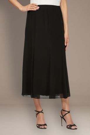 chiffon dress midi length