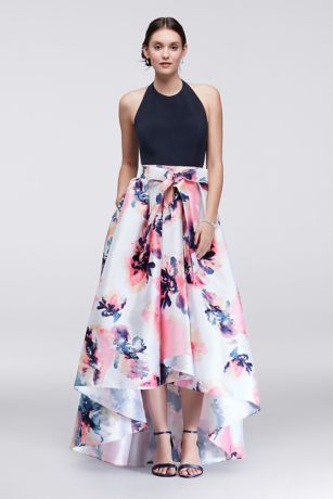 high low ball gown skirt