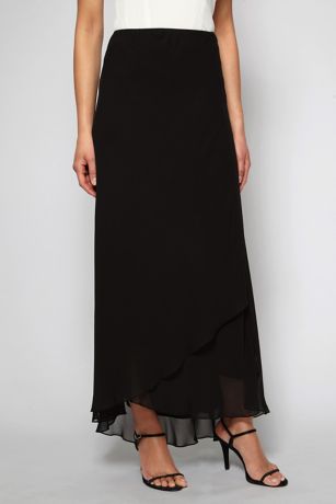 black formal skirt