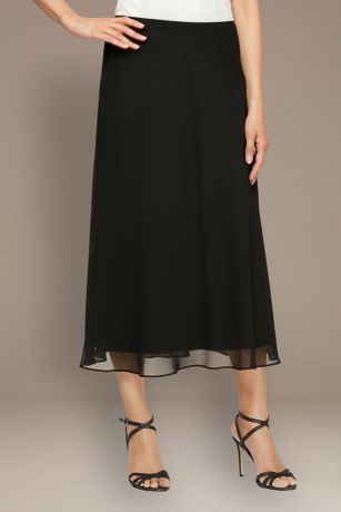 Picture of Tea Length A-Line Georgette Skirt