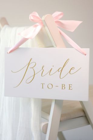 bride to be ribbon