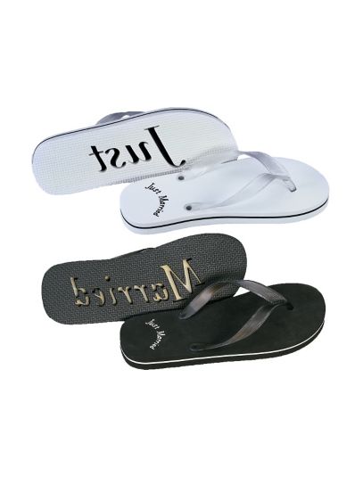 Just Married Sandals For Him And Her David S Bridal