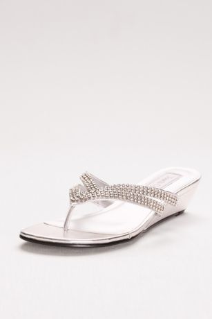 crystal flip flops for wedding